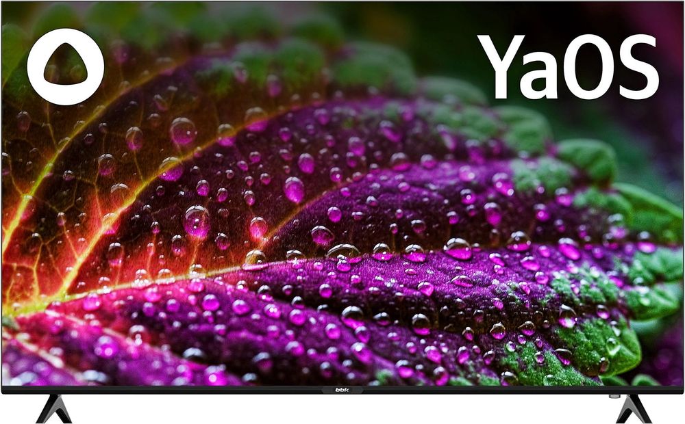 Телевизор LED BBK 65" 65LEX-8235/UTS2C (B) Яндекс.ТВ Frameless черный 4K Ultra HD 60Hz DVB-T DVB-T2 DVB-C DVB-S2 USB WiFi Smart TV (RUS)