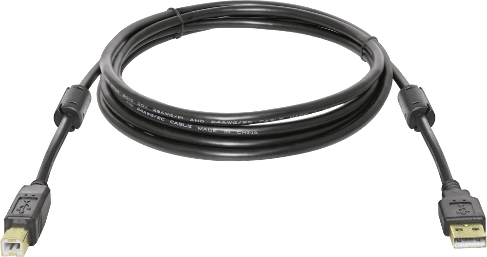 Defender USB04-06 PRO Кабель USB 2.0  для соед. 1.8м AM/BM , зол.конт, 2фер.фил.  [87430]