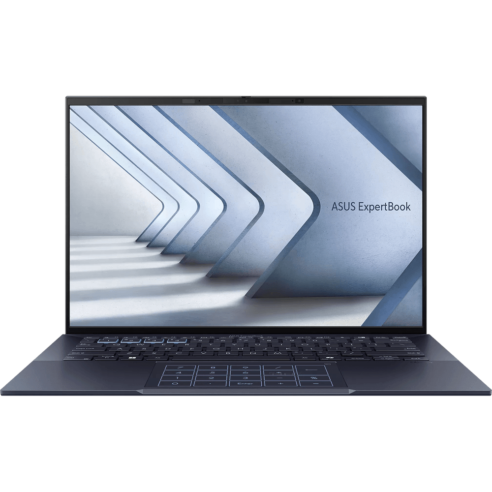 Ноутбук/ ASUS B9403CVAR-PP2376 14"(2880x1800 OLED)/Intel Core 7 150U(1.8Ghz)/32768Mb/1024PCISSDGb/noDVD/Int:shared/Cam/BT/WiFi/63WHr/war 1y/0.97kg/Star Black/DOS + магн корп; NumberPad; чехол; кабель microHDMI--RJ45