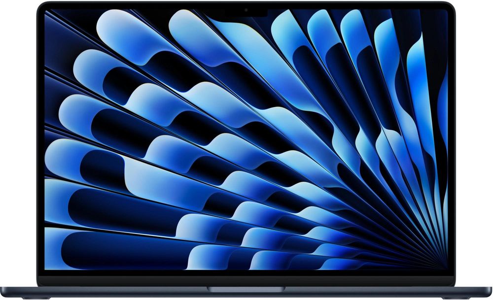 Ноутбук Apple MacBook Air A3241 M4 10 core 16Gb SSD512Gb/10 core GPU 15.3" Liquid Retina (2880x1864) macOS midnight WiFi BT Cam (MW1M3LL/A)