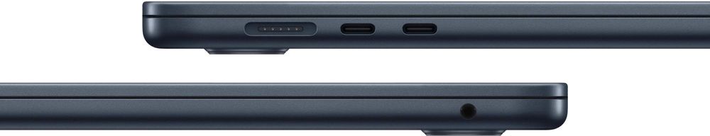 Ноутбук Apple MacBook Air A3241 M4 10 core 16Gb SSD512Gb/10 core GPU 15.3" Liquid Retina (2880x1864) macOS midnight WiFi BT Cam (MW1M3LL/A)