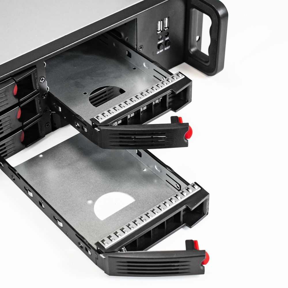 Корпус Exegate Pro 2U650-HS09 RM 19", высота 2U, глубина 650, без БП, 9xHotSwap, 2*USB