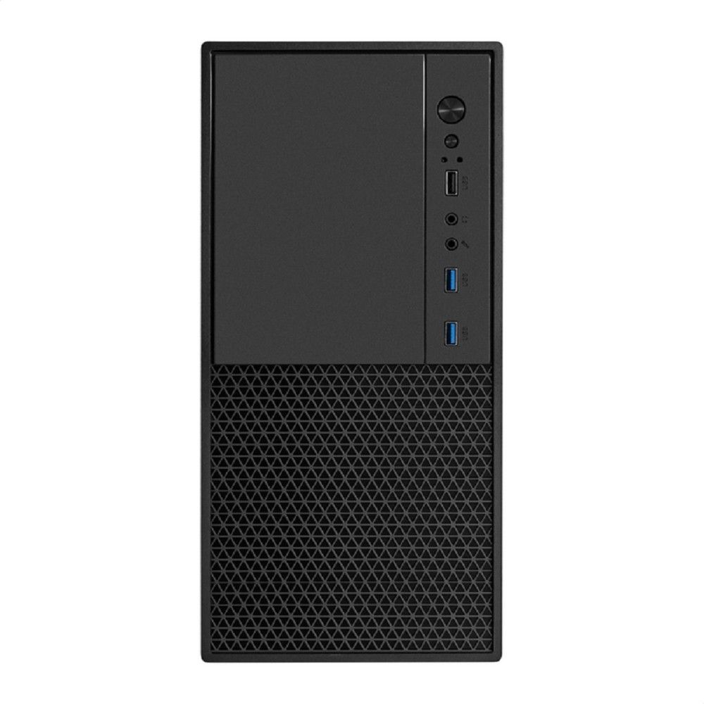 Exegate EX299238RUS Корпус Minitower ExeGate BAA-308MU2-UNS450 (mATX, БП UNS450 с вент. 12см, 1*USB+2*USB3.0, HD Audio, черный)