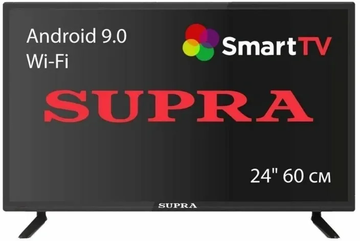 Телевизор LED Supra 24" STV-LC24ST0080W черный HD 60Hz DVB-T2 DVB-C USB WiFi Smart TV (RUS)