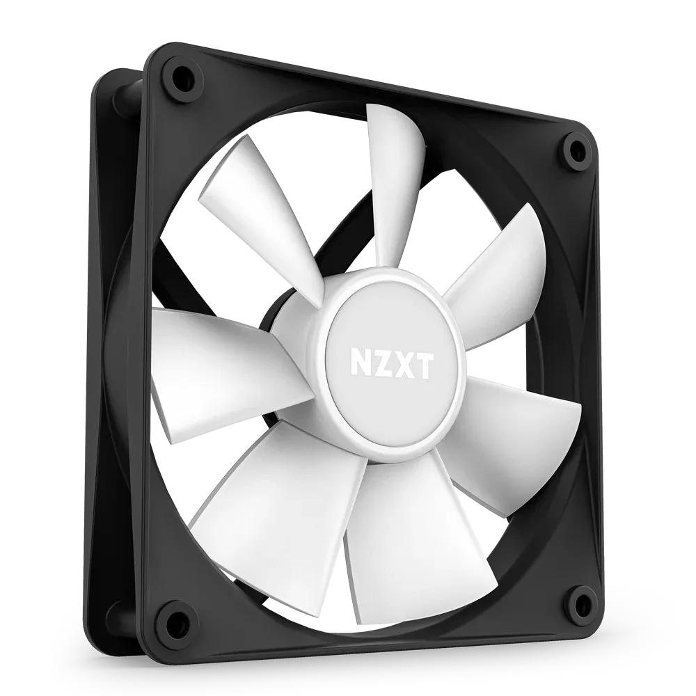 Кулер для корпуса ПК/ Case Cooler NZXT F140 RGB Core Twin Pack (140x140x25mm, 4-pin PWM, RGB, 89.48CFM, 32.5dBA, 1800RPM, Black, 2pcs)
