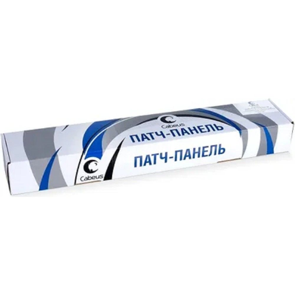 Cabeus PLHD-48-Cat.5e-SH-Dual IDC-1U Патч-панель высокой плотности 19" Высота (1U), 48 портов RJ-45, категория 5e, полностью экранированная, Dual IDC