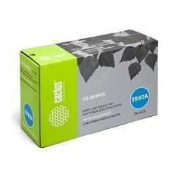 Картридж лазерный Cactus CS-Q5950A Q5950A черный (11000стр.) для HP CLJ 4700 с чипом