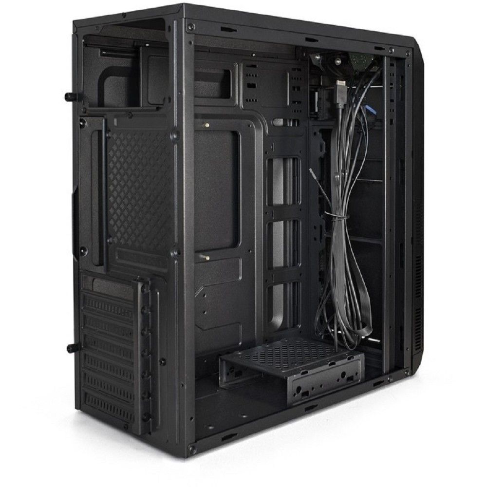 Exegate EX287365RUS Корпус Miditower ExeGate XP-334UC (ATX, без БП, 1*USB+1*USB3.0+1*TypeC, аудио, черный)