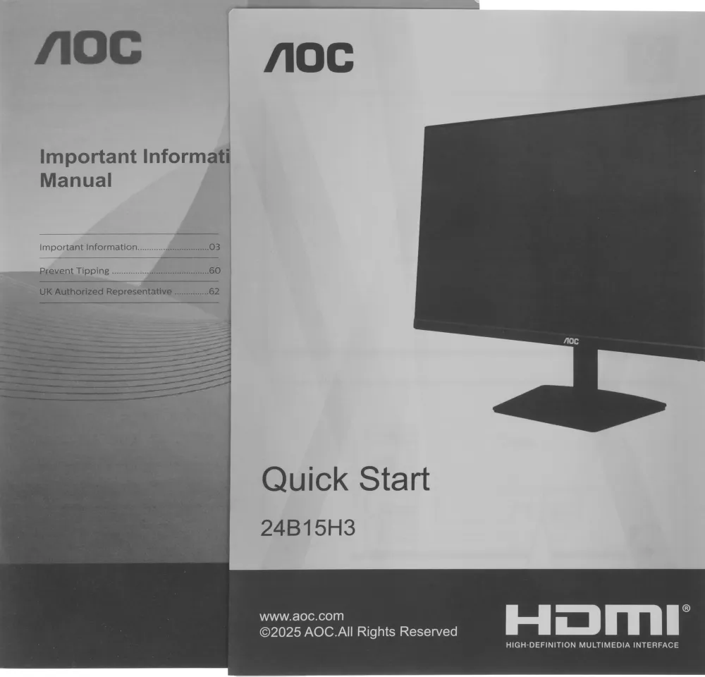 Монитор AOC 24,5" 24B15H3