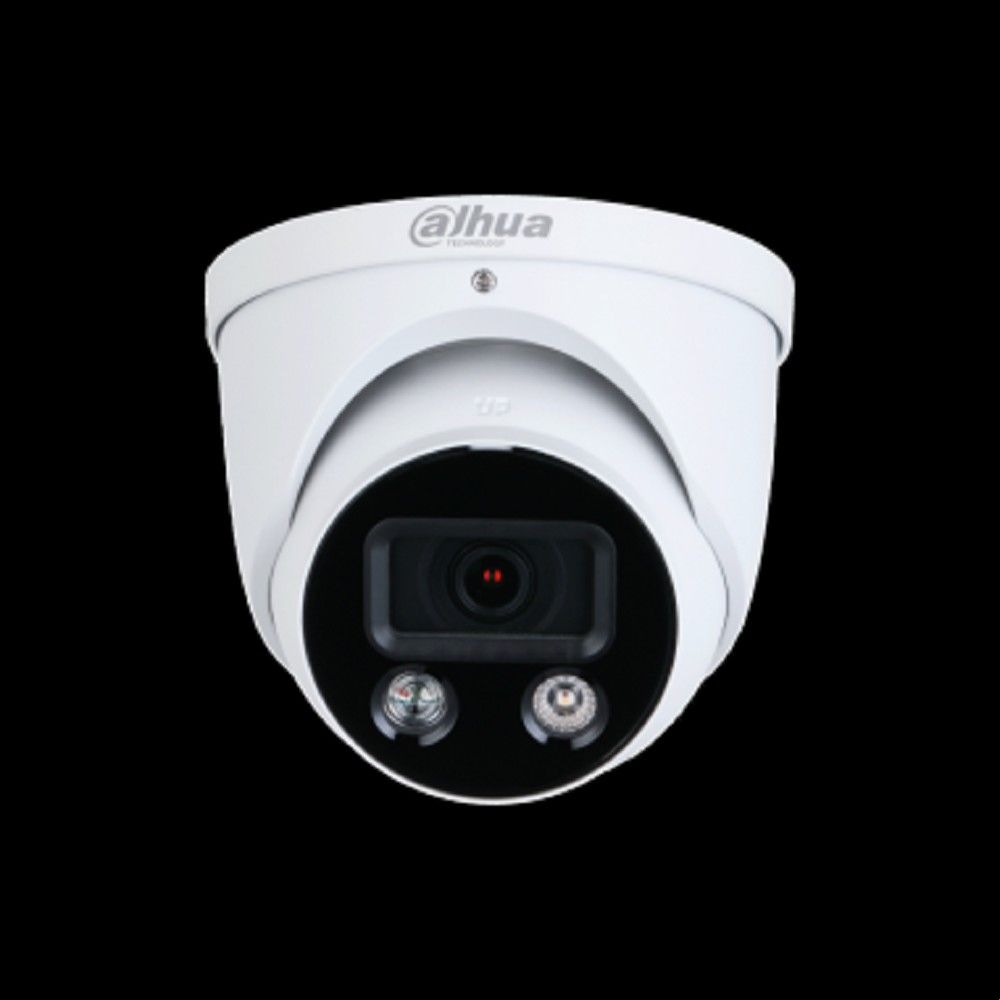 DAHUA DH-IPC-HDW3449HP-AS-PV-0280B-S4 Уличная турельная IP-видеокамера TiOC с ИИ и активным сдерживанием 4Мп; 1/2.7” CMOS; объектив 2.8мм, видеоаналитика, ИК 30м, LED 30м, IP67, металл