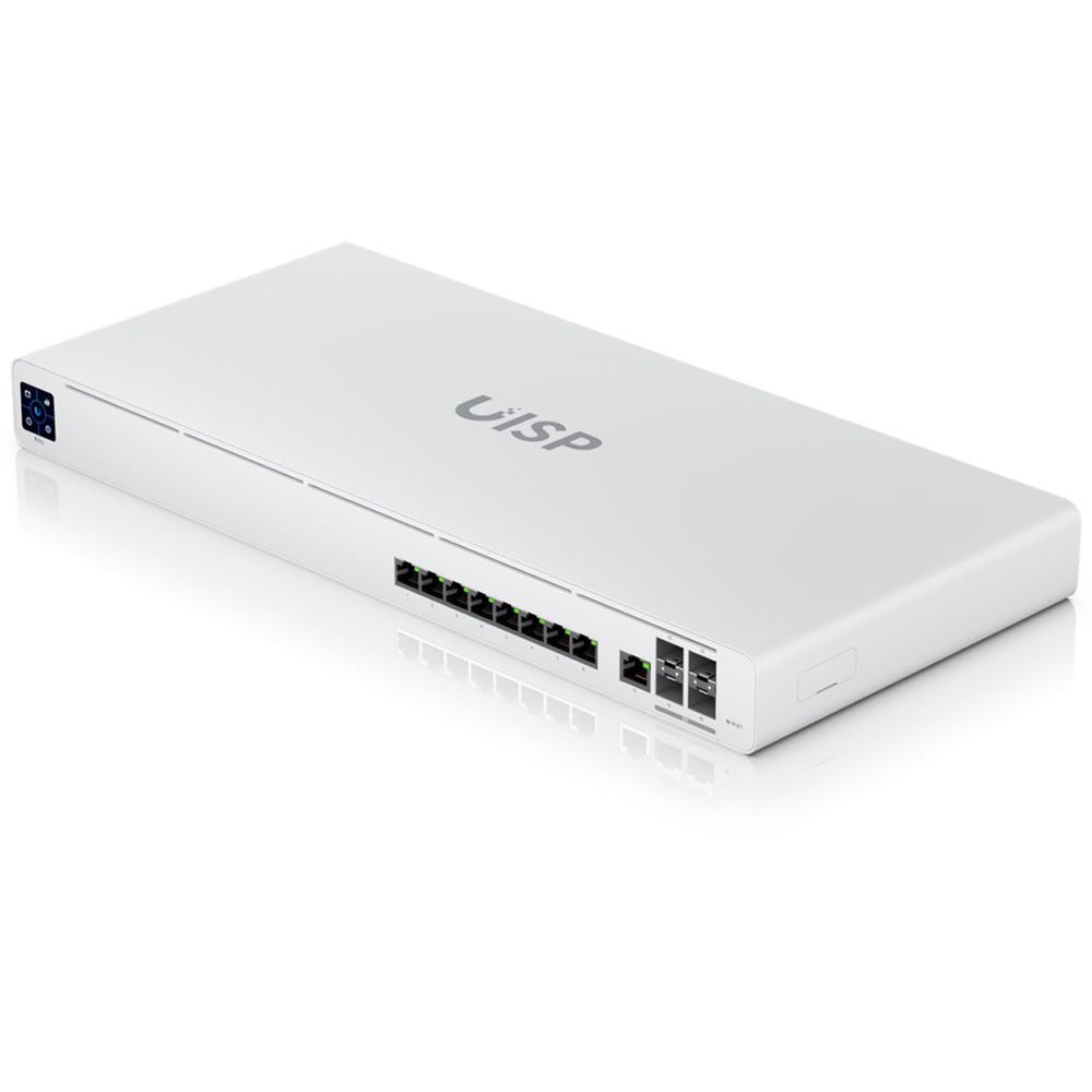 Маршрутизатор Ubiquiti UISP Router Pro Маршрутизатор 4 ядра (1,7 ГГц), 9х 1G RJ45, 4 10G SFP+