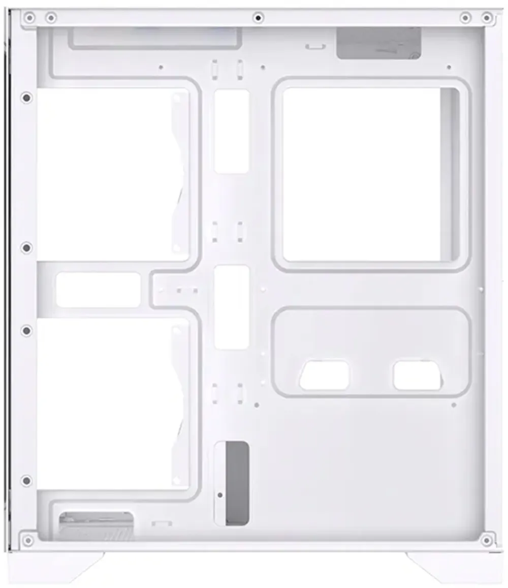 Корпус Bloody BD-CC103F белый без БП mATX 7x120mm 1xUSB2.0 1xUSB3.0 audio bott PSU