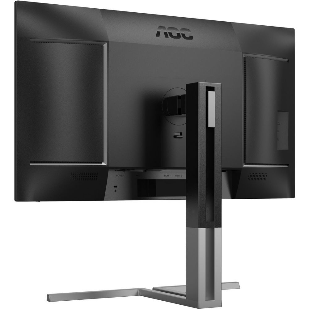 Монитор 27" AOC U27U3CV  Nano IPS, 3840x2160, 60Hz, 4ms, 400сd/m, 1300:1, HDR10 | 2xHDMI(2.0), DP(1.4), Type-C(PD-96W), 4xUSB 3.2, RJ45 | HAS, Pivot, Swivel, InPSU, Speakers, Vesa 100, Black