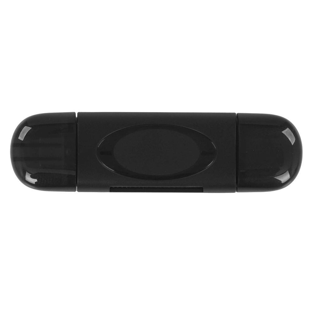 Кардридер  Netac card reader WK14, USB3.0+Type-C to mSD/SD, Black (repl. NT09WK14-30BK)