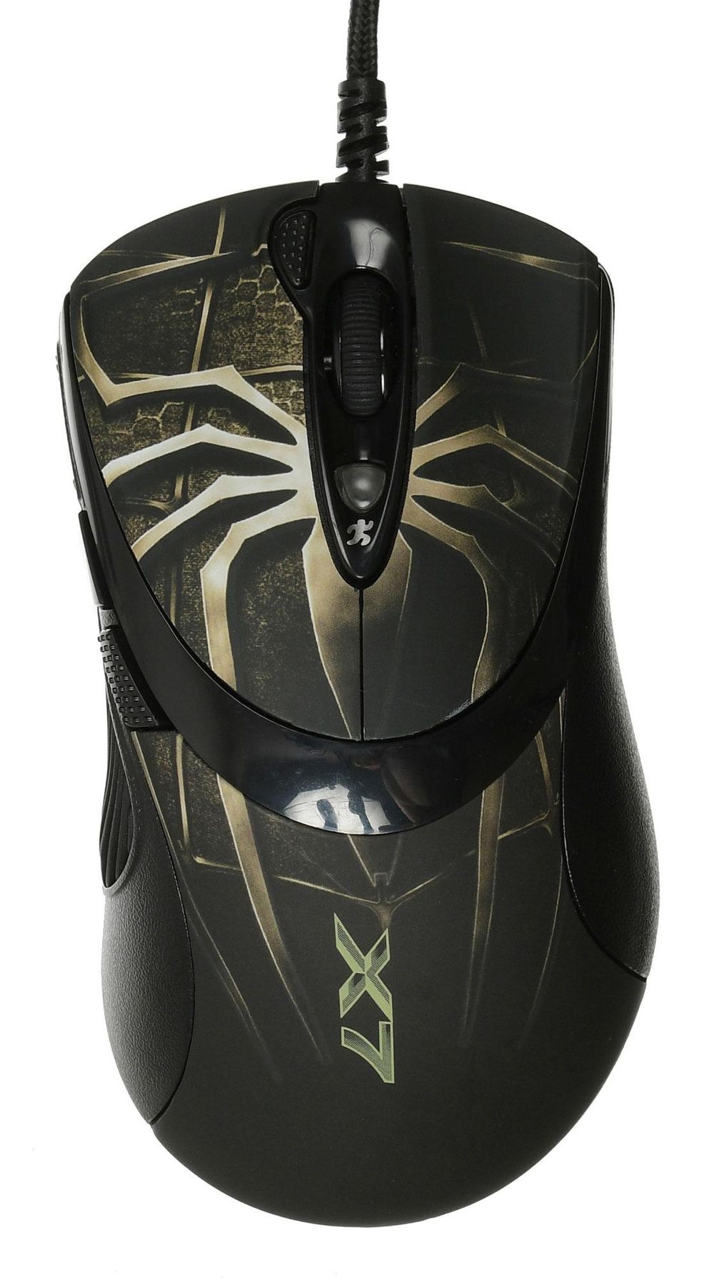 Мышь A4Tech Oscar Editor XL-747H коричневый/рисунок лазерная 3600dpi USB 6but (XL-747H (BROWN SPIDER))