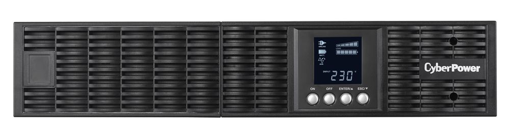 Источник бесперебойного питания ИБП Online CyberPower OLS3000ERT2U 3000VA/2700W USB/RS-232/EPO/SNMPslot/RJ11/45/ВБМ 
