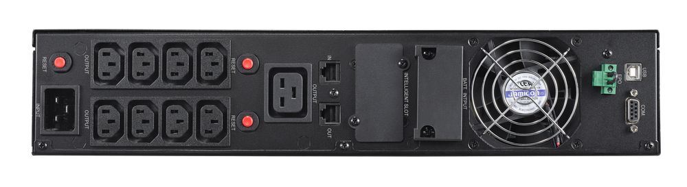 Источник бесперебойного питания ИБП Online CyberPower OLS3000ERT2U 3000VA/2700W USB/RS-232/EPO/SNMPslot/RJ11/45/ВБМ 