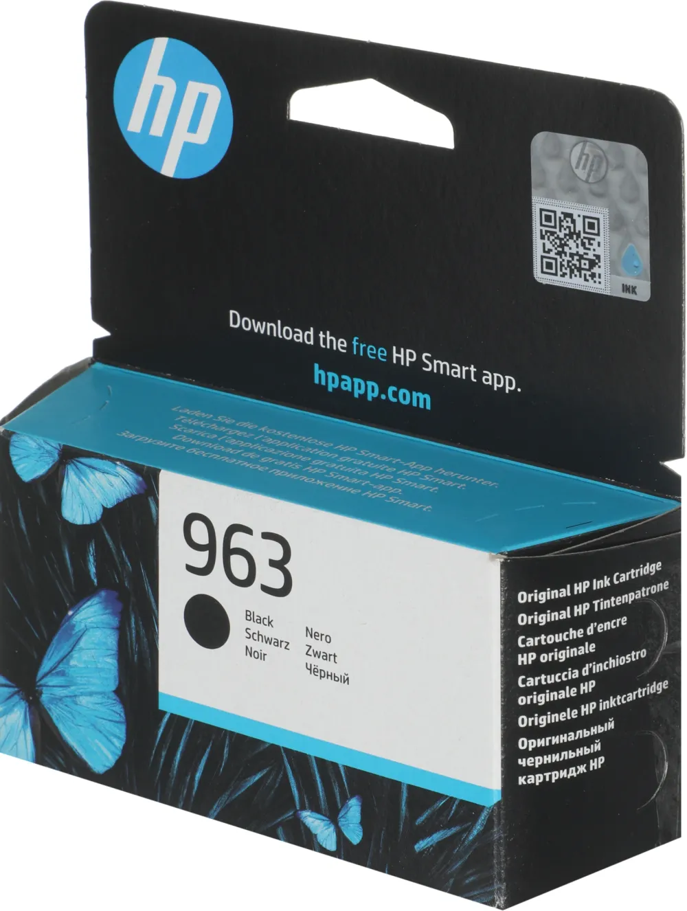 Картридж струйный HP 963 3JA26AE черный (1000стр.) для HP OfficeJet Pro 901x/902x HP