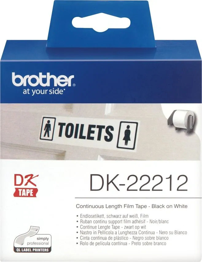 Картридж ленточный Brother DK22212 62x15.2 для Brother QL-570