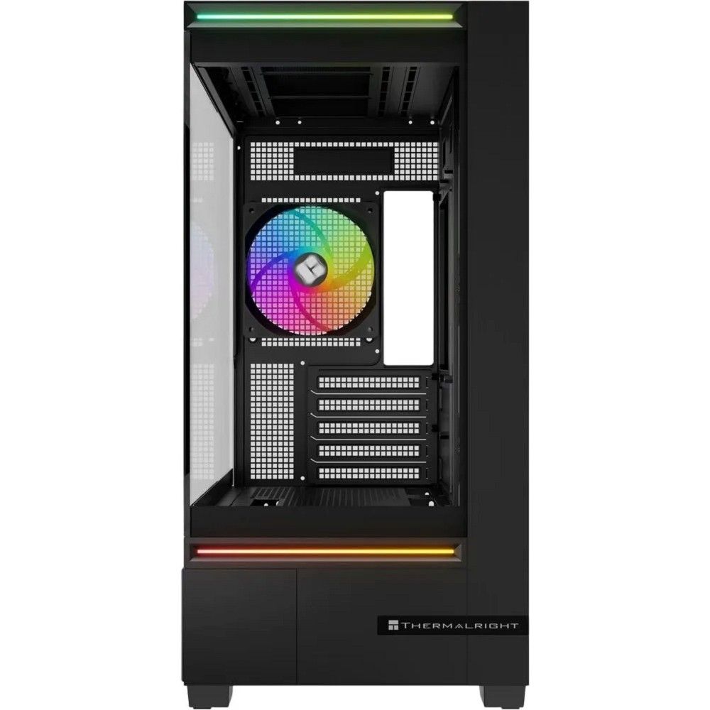 Thermalright Корпус M10 Black FAN4-C / TG / 4x120mm ARGB PWM Fans / USB TYPE-C / mATX  / TRTLM10BF4C