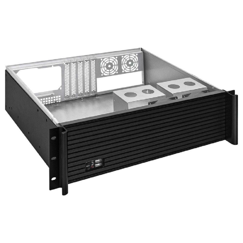 Exegate EX300008RUS Серверный корпус ExeGate Pro 3U390-11 <RM 19", высота 3U, глубина 390, БП 500PAS, USB>