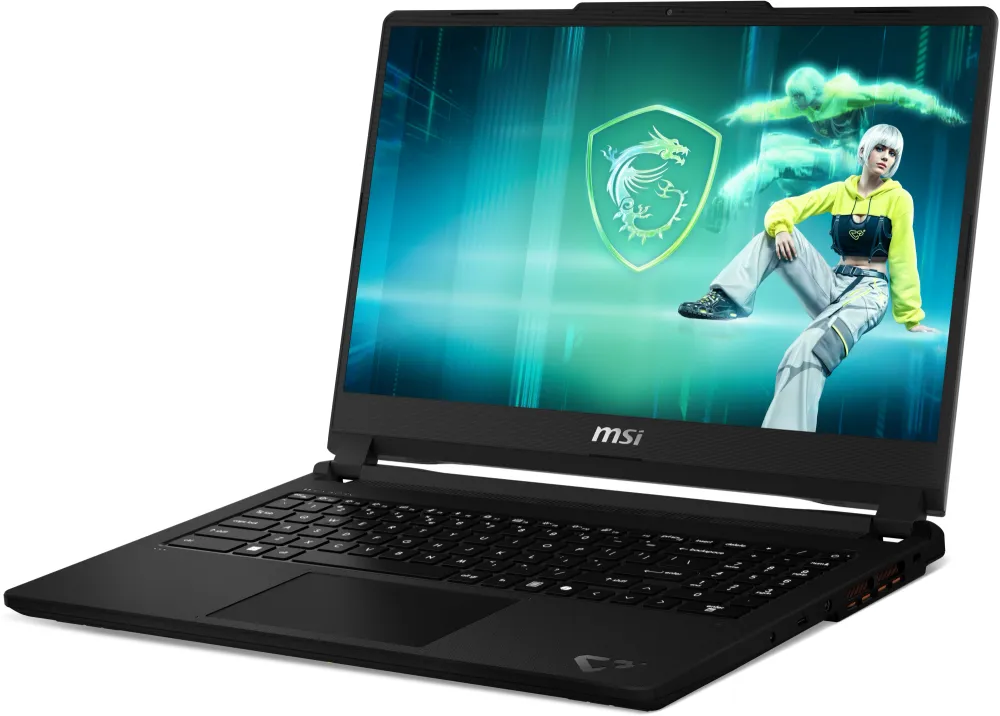 Ноутбук MSI Cyborg 15 Max C2WG-227XRU Core 7 240H 16Gb SSD512Gb NVIDIA GeForce RTX 5070 8Gb 15.6" IPS FHD (1920x1080) FreeDOS grey WiFi BT Cam (9S7-15T111-227)