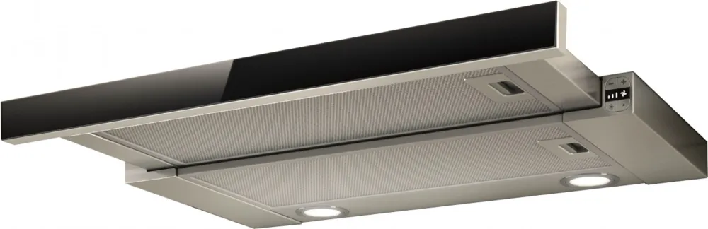 Вытяжка встраиваемая Elica Elite 26 IX/A/60/VT нержавеющая сталь/черный управление: кнопочное (1 мотор)