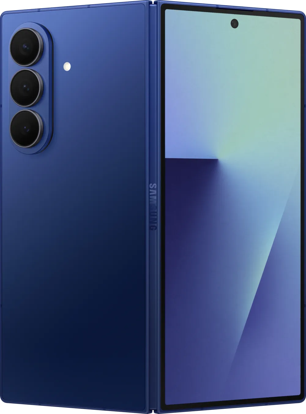 Смартфон Samsung SM-F966B Galaxy Fold7 256Gb 12Gb синий раскладной 3G 4G 2Sim 8" 1968x2184 Android 16 200Mpix 802.11 a/b/g/n/ac/ax/be NFC GPS GSM900/1800 GSM1900 Protect