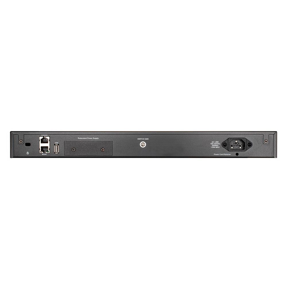 Коммутатор D-Link DGS-3130-54PS/B2A Управляемый L3 стекируемый коммутатор с 48 портами 10/100/1000Base-T, 2 портами 10GBase-T и 4 портами 10GBase-X SFP+ (48 портов PoE 802.3af/at, PoE-бюджет 370 Вт; 740 Вт с DPS-700)