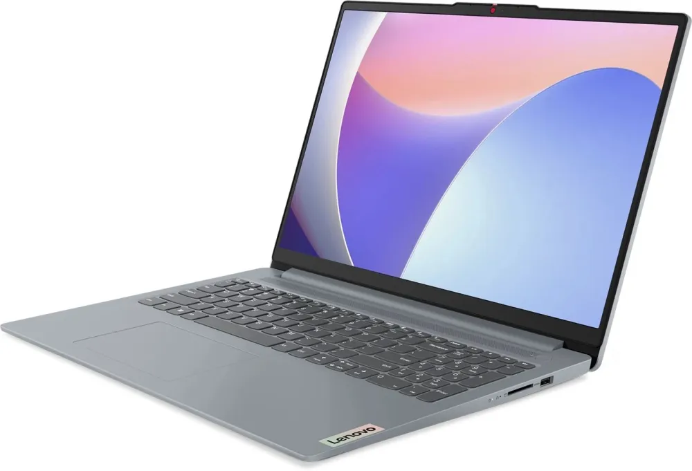 Ноутбук Lenovo IdeaPad Slim 3 16IRU8 Core i7 1355U 16Gb SSD512Gb Intel Iris Xe graphics 16" IPS WUXGA (1920x1200) без ОС grey WiFi BT Cam (82X80005RK)