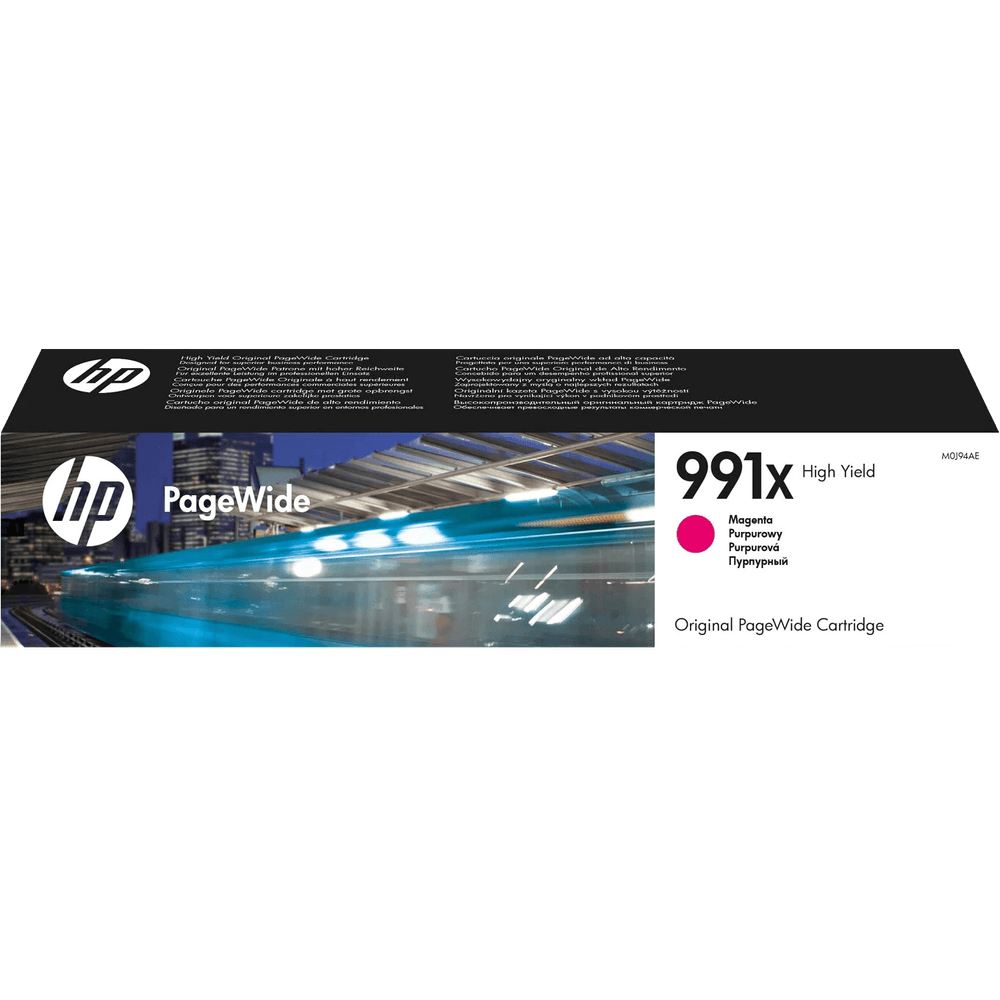 Картридж струйный HP 991X M0J94AE пурпурный (16000мл) для HP PW Pro 755/772/777