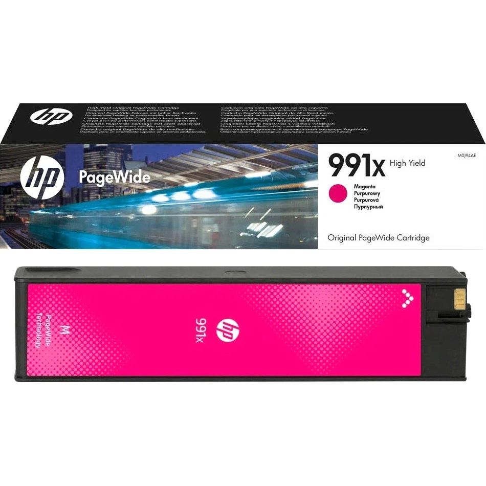 Картридж струйный HP 991X M0J94AE пурпурный (16000мл) для HP PW Pro 755/772/777