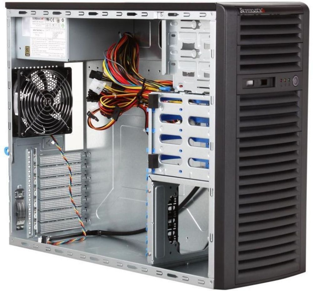 Корпус SuperMicro CSE-732I-500B Black SC732i Desktop W/ 500W