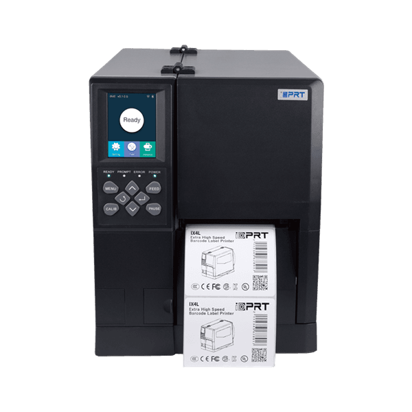 Принтер этикеток промышленный iDPRT iX4L, 4", TT, 203DPI, 6IPS (152 mm/sec), 32/128MB, RTC, USB Type B 1, USB HOST 1, RJ45 1, RS232(9-pin) 1, ZPL/ZPL-II, TSPL