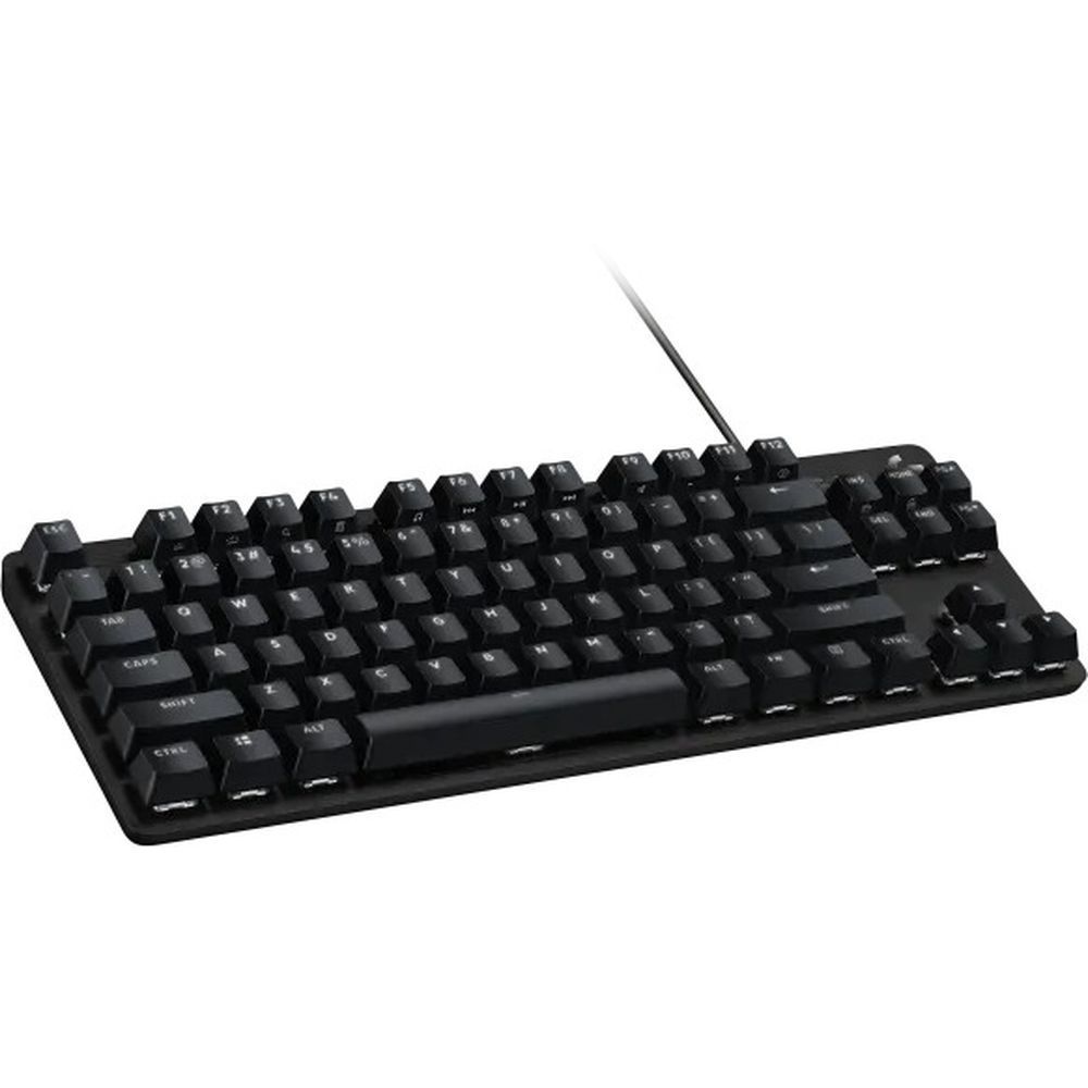 Клавиатура игровая Logitech G413 TKL SE черная, без цифрового блока, механические переключатели, белая подсветка, USB 1,8м, RTL