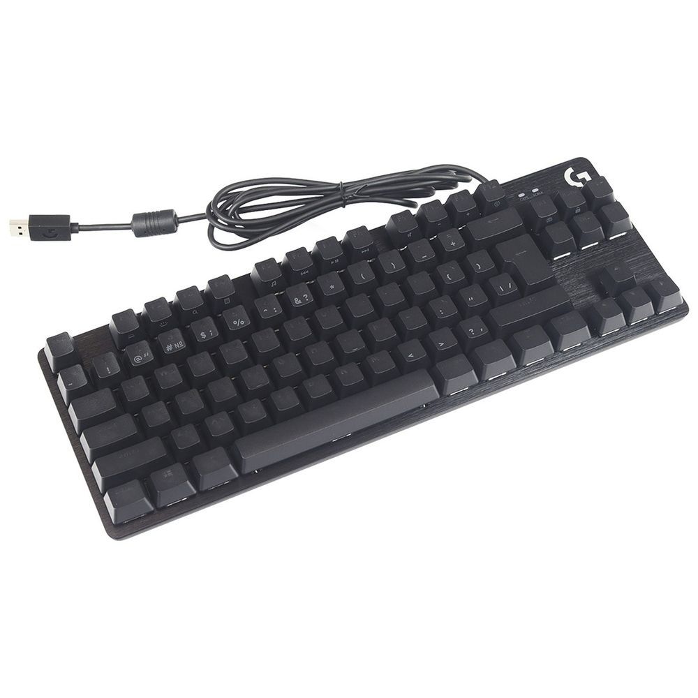 Клавиатура игровая Logitech G413 TKL SE черная, без цифрового блока, механические переключатели, белая подсветка, USB 1,8м, RTL