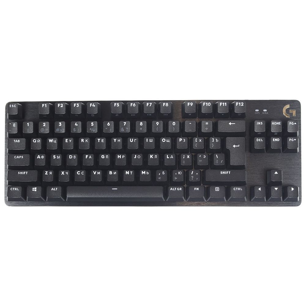 Клавиатура игровая Logitech G413 TKL SE черная, без цифрового блока, механические переключатели, белая подсветка, USB 1,8м, RTL