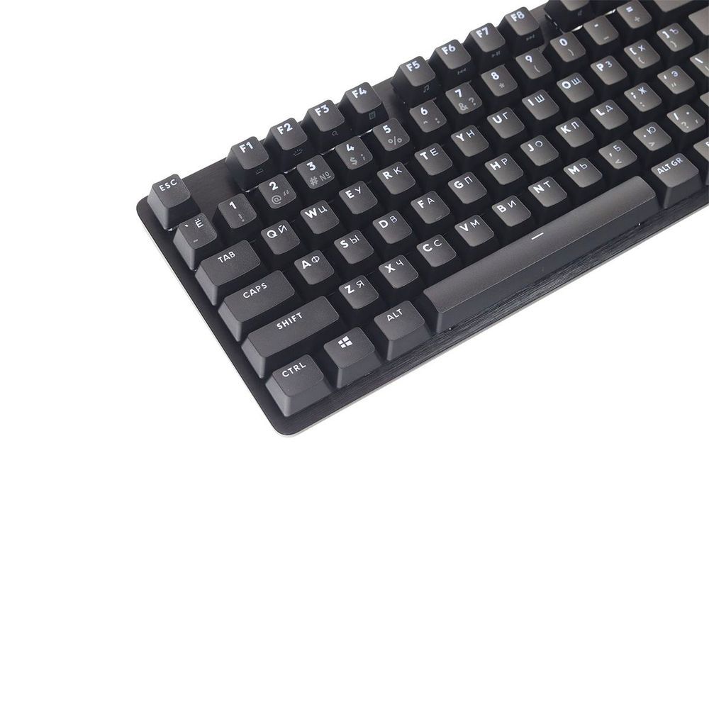 Клавиатура игровая Logitech G413 TKL SE черная, без цифрового блока, механические переключатели, белая подсветка, USB 1,8м, RTL