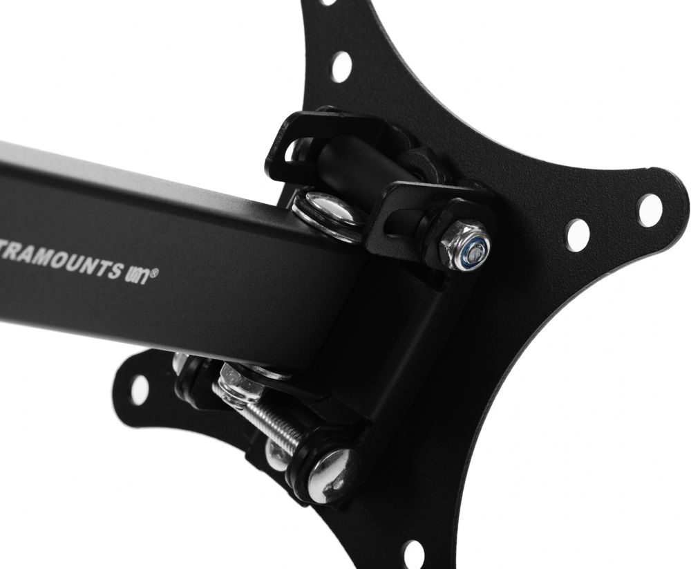 Кронштейн для телевизора Ultramounts UM874 черный 13"-27" макс.20кг настенный поворот и наклон