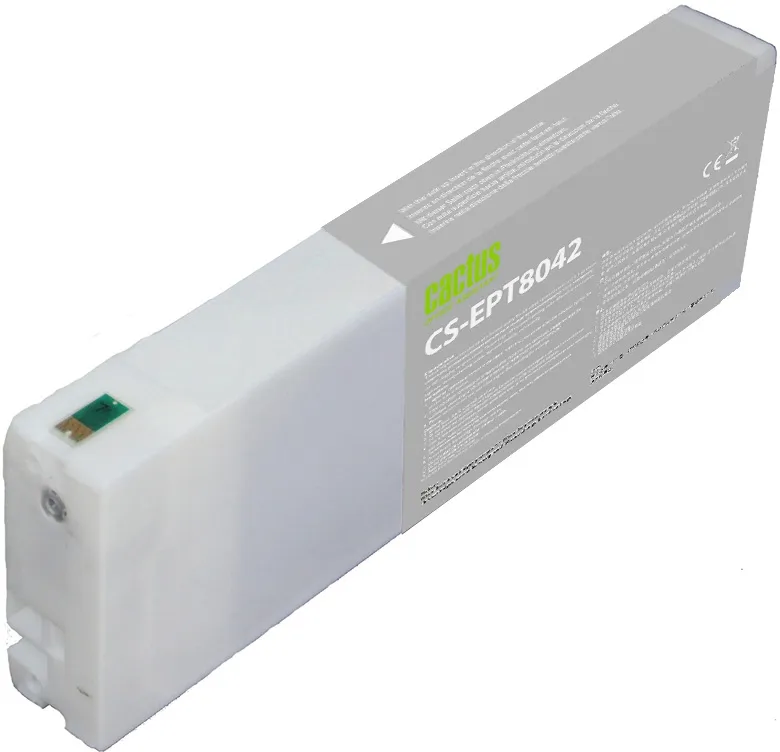 Картридж струйный Cactus CS-EPT8042 T8042 голуб.пигм. (700мл) для Epson SureColor SC-P6000/7000/8000/9000 с чипом