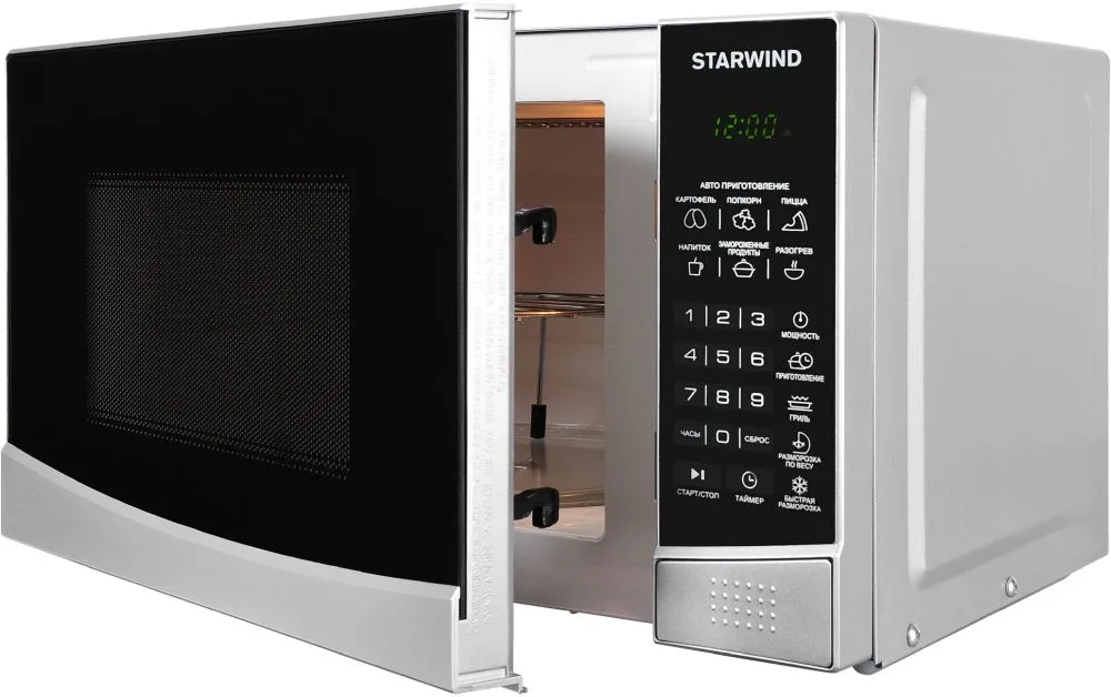 Микроволновая Печь Starwind SMW3120 20л. 700Вт серебристый/черный
