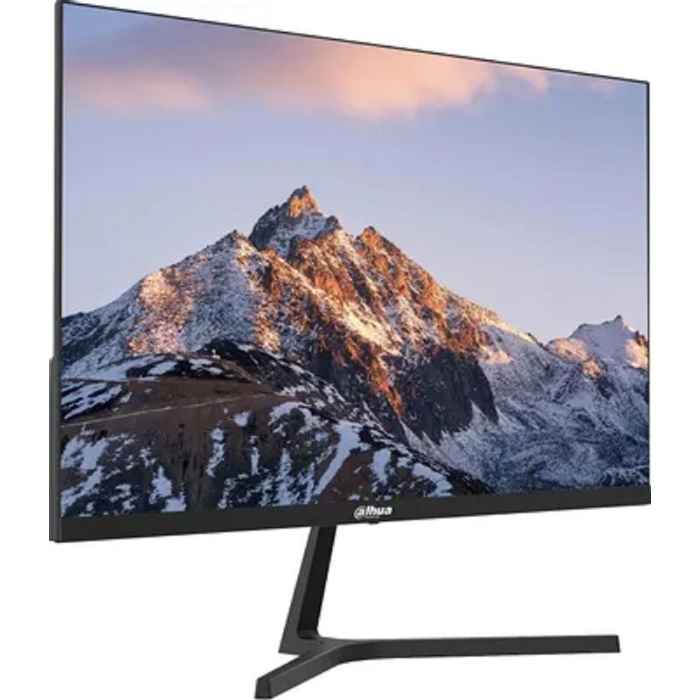 Dahua DHI-LM24-B221S 23.8"(16:9) FullHD монитор IPS. LED подсветка, 1920x1080, 250 кд/м2, 1500:1,178°/178°, 1 мс, 144Гц, Цвет: 16.7Млн (8 бит), VESA: 75x75 м. DPx1, HDMIx1, Аудио выход x1, Динамики 