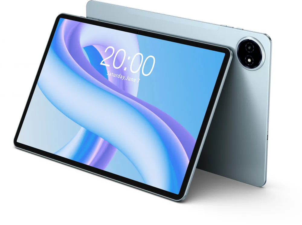 Планшет Teclast M50Plus G85 (1.6) 8C RAM6Gb ROM128Gb 10.1" IPS 1920x1200 4G Android 14 голубой 13Mpix 8Mpix BT WiFi microSD 1Tb 7000mAh 10hr