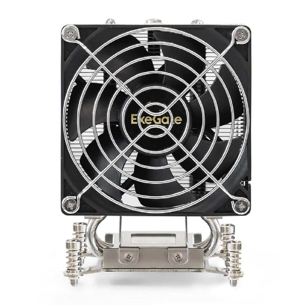 Exegate EX293433RUS Кулер ExeGate ESNK-P0050AP4.PWM.4U.2011.Cu (Al+Cu, 4U, 5 тепл. трубок, LGA2011/2066, TDP 165W, Fan 80mm, PWM, 1900-3800RPM, 2 ball bearing, 4pin, 44db, 650г, на винтах, с термопаст