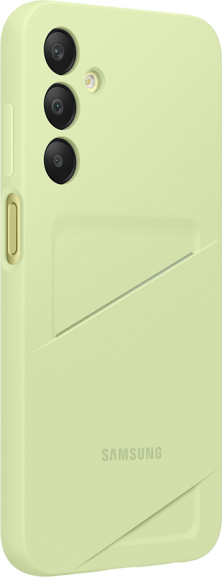 Чехол (клип-кейс) Samsung для Samsung Galaxy A25 Card Slot Case A25 лайм (EF-OA256TMEGRU)