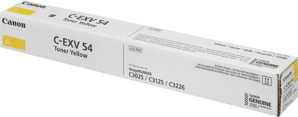 Картридж лазерный Canon C-EXV54Y 1397C002 желтый для Canon C3025