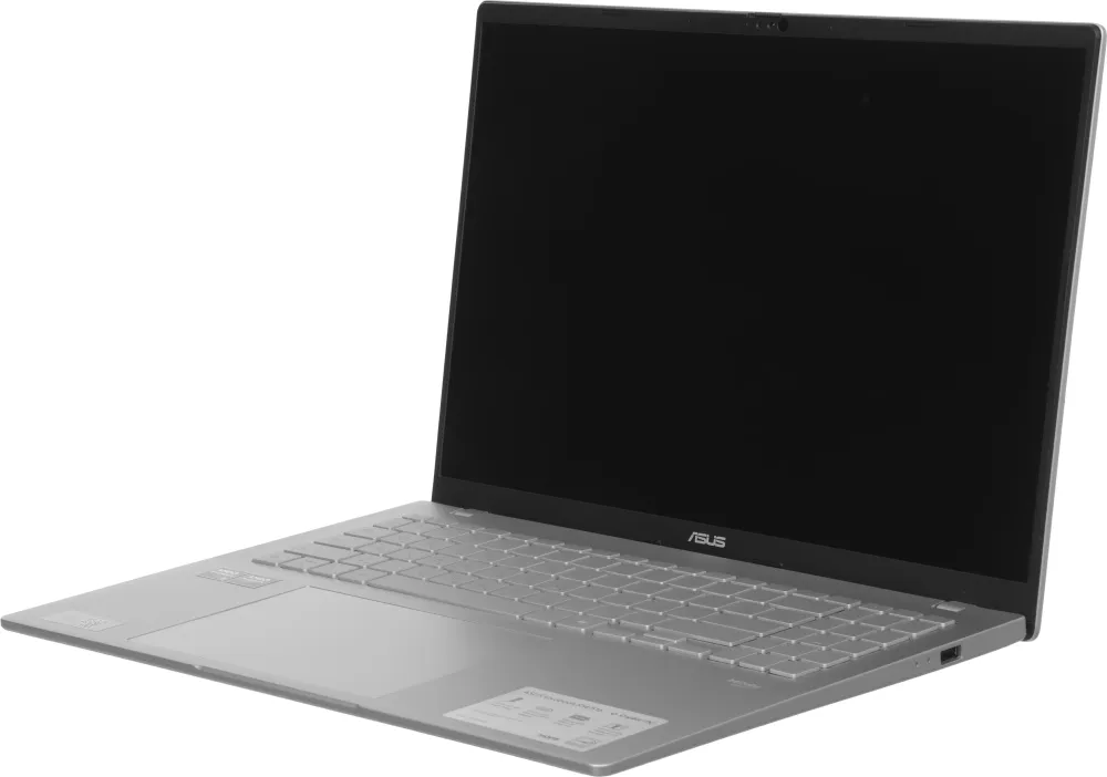 Ноутбук/ ASUS M3607KA-SH131 16"(1920x1200 OLED)/AMD Ryzen AI 5 330(2Ghz)/16384Mb/512PCISSDGb/noDVD/Int:Shared/Cam/BT/WiFi/70WHr/war 1y/1.7kg/Cool Silver/DOS