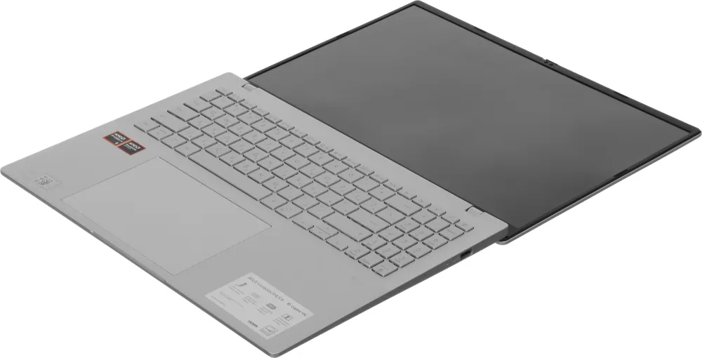 Ноутбук/ ASUS M3607KA-SH131 16"(1920x1200 OLED)/AMD Ryzen AI 5 330(2Ghz)/16384Mb/512PCISSDGb/noDVD/Int:Shared/Cam/BT/WiFi/70WHr/war 1y/1.7kg/Cool Silver/DOS