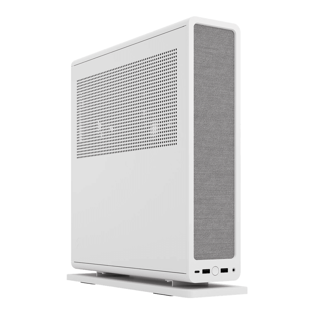 Корпус ПК без блока питания/ Case Fractal Design Ridge, 2x140mm, 2xUSB-A 3.2 + 1xUSB 3.2 Type-C, SFX PSU Support, mITX White