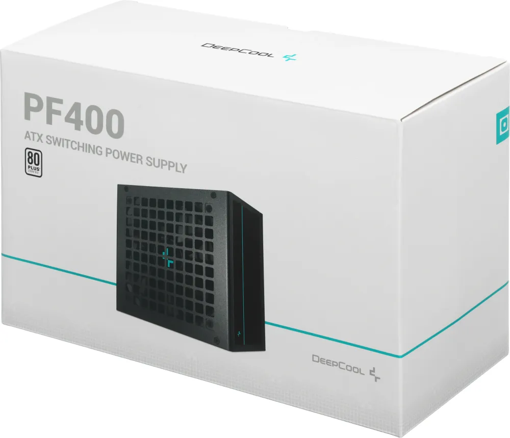 Блок питания Deepcool ATX 400W PF400 80+ white (20+4pin) APFC 120mm fan 6xSATA RTL